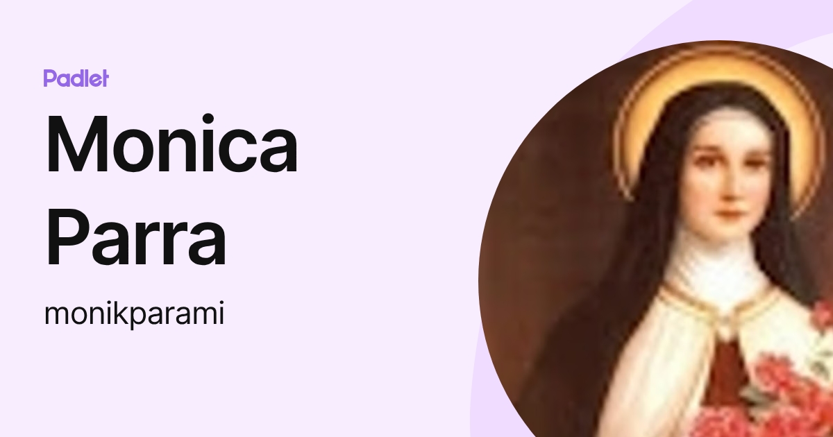 Monica Parra (monikparami) profile | Padlet