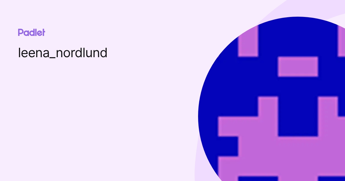 leena_nordlund profile | Padlet