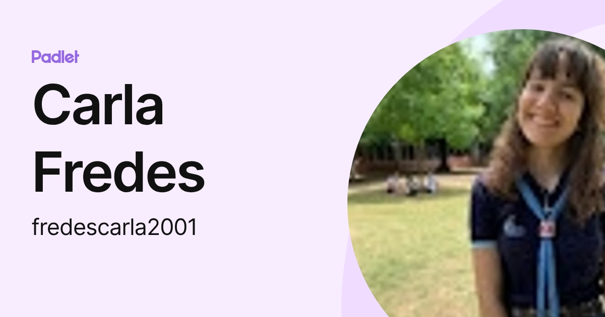 Carla Fredes (fredescarla2001) profile | Padlet