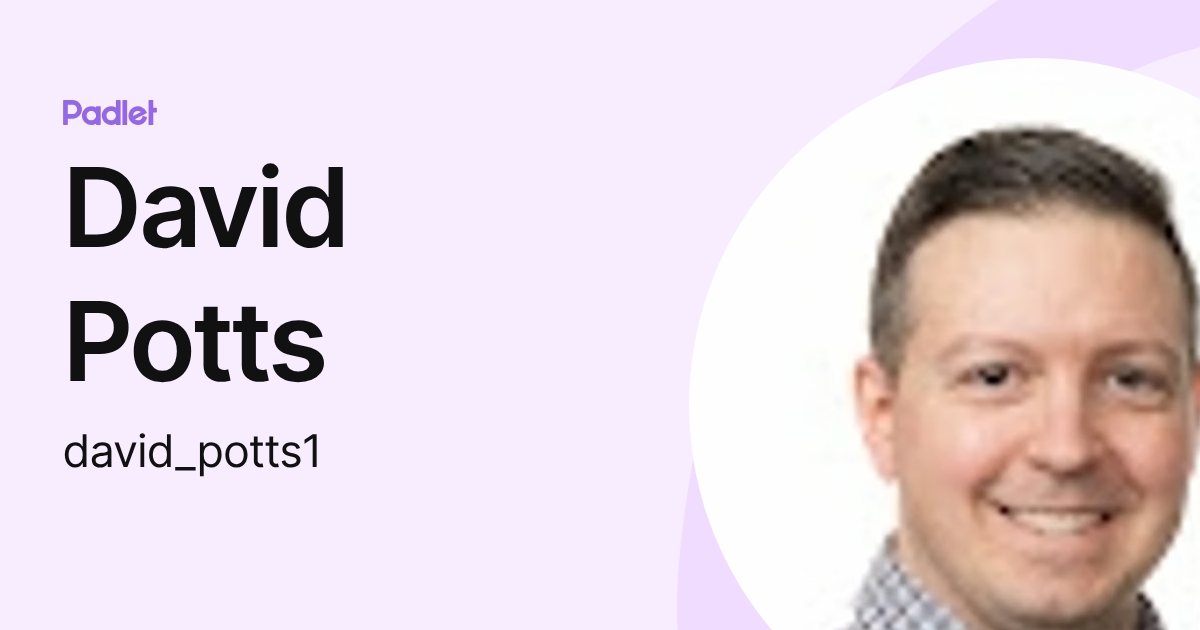 David Potts Ritz David Potts (david_potts1) profile | Padlet