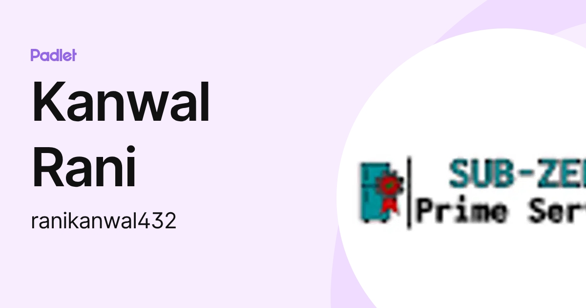 Kanwal Rani (ranikanwal432) profile | Padlet