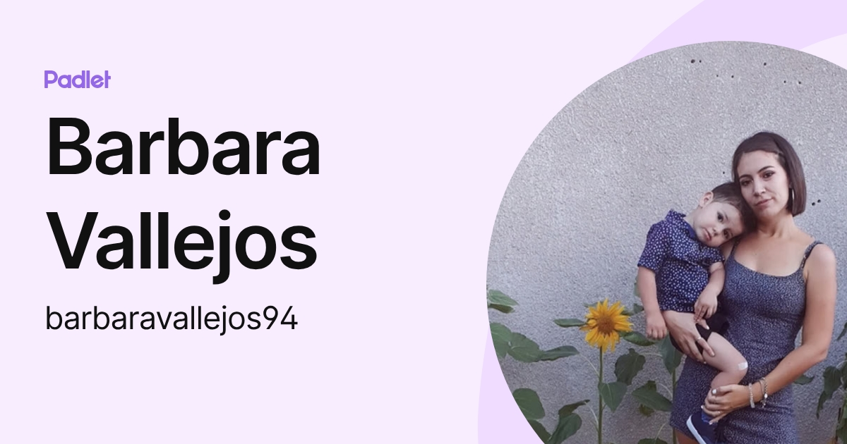 Barbara Vallejos (barbaravallejos94) profile | Padlet