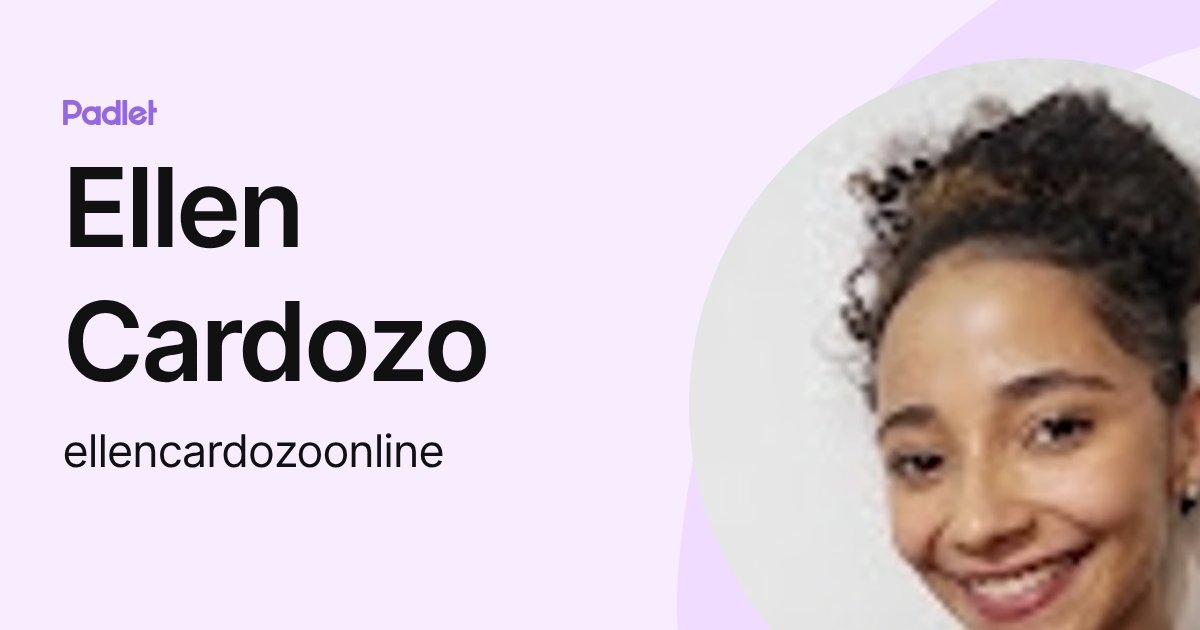 Ellen Cardozo (ellencardozoonline) profile | Padlet