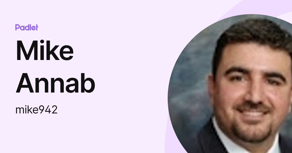 Mike Annab (mike942) profile | Padlet