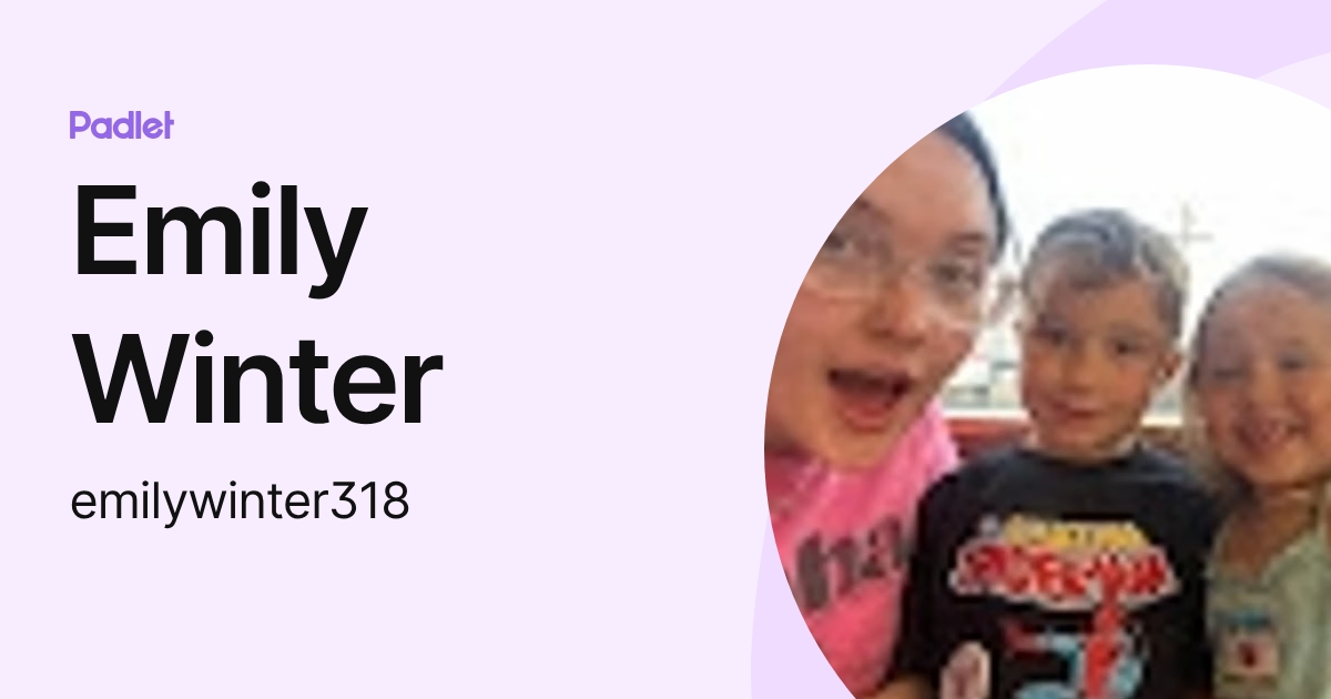 Emily Winter (emilywinter318) profile | Padlet