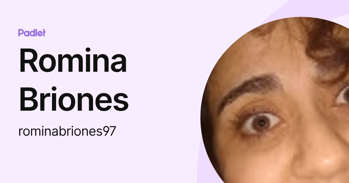Romina Briones (rominabriones97) profile | Padlet