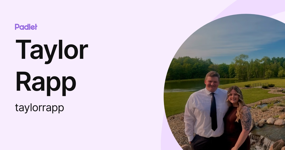 Taylor Rapp (taylorrapp) profile | Padlet