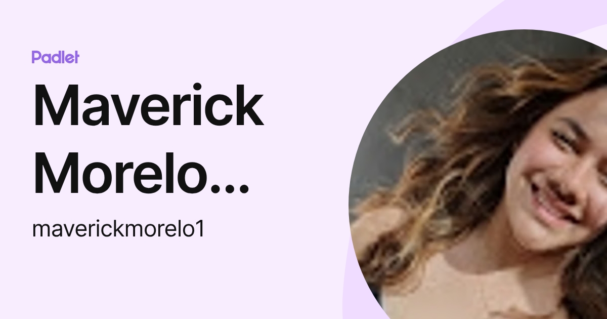 Maverick Morelo Marquez (maverickmorelo1) profile | Padlet