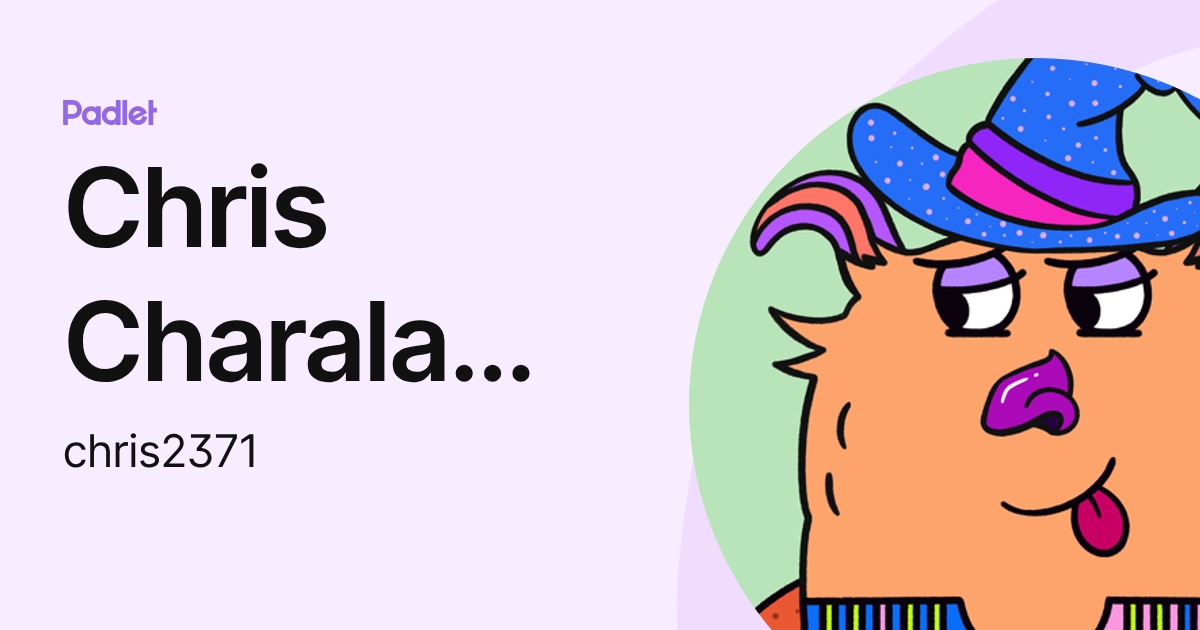 Chris Charalambous (chris2371) profile | Padlet