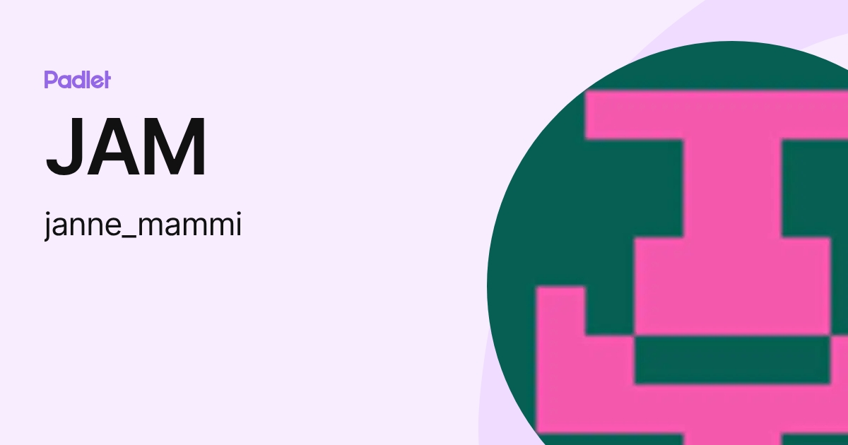 JAM (JAM73) profile | Padlet