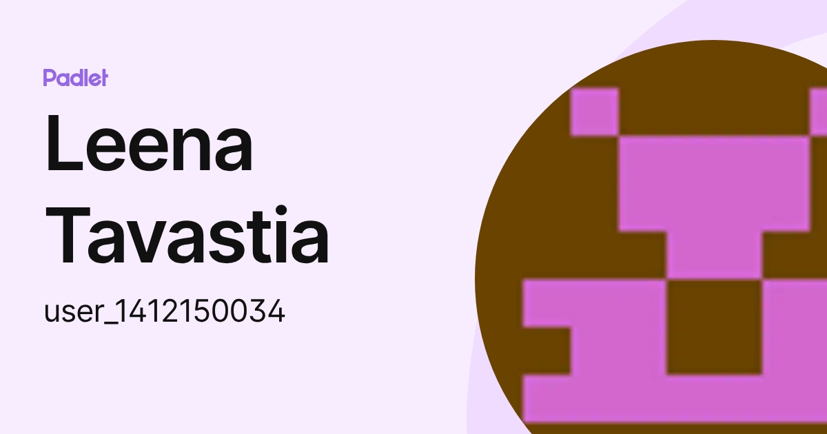 Leena Tavastia (user_1412150034) profile | Padlet