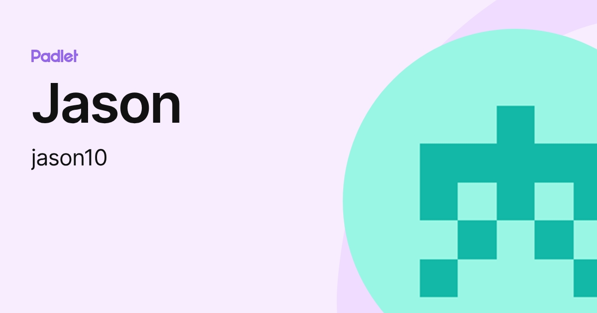 Jason (jason10) profile | Padlet