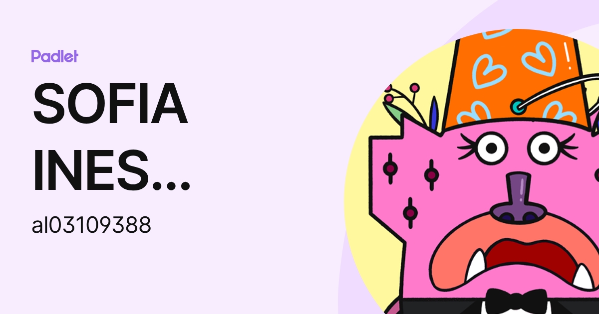 SOFIA INES URZUA ORTIZ (al03109388) profile | Padlet