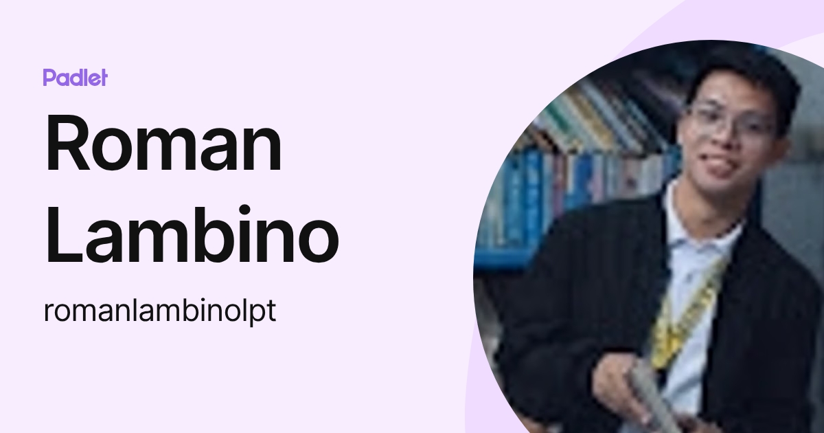 Roman Lambino (romanlambinolpt) profile | Padlet