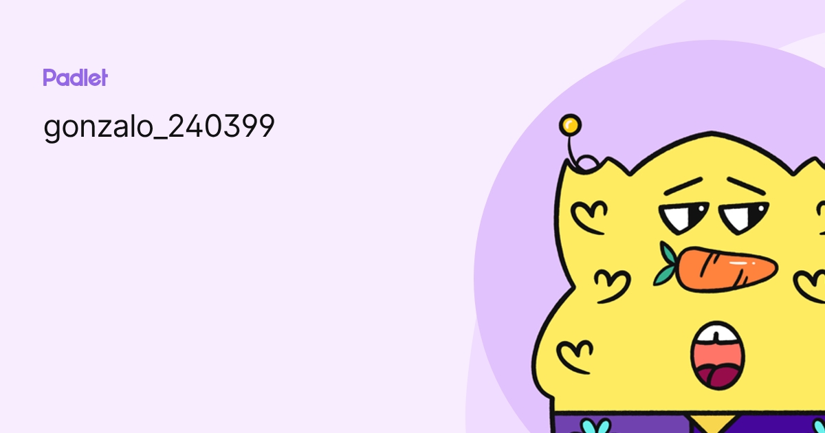 gonzalo_240399 profile | Padlet