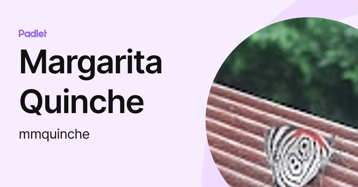 Margarita Quinche (mmquinche) profile | Padlet
