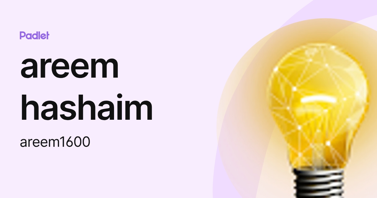 areem hashaim (areem1600) profile | Padlet