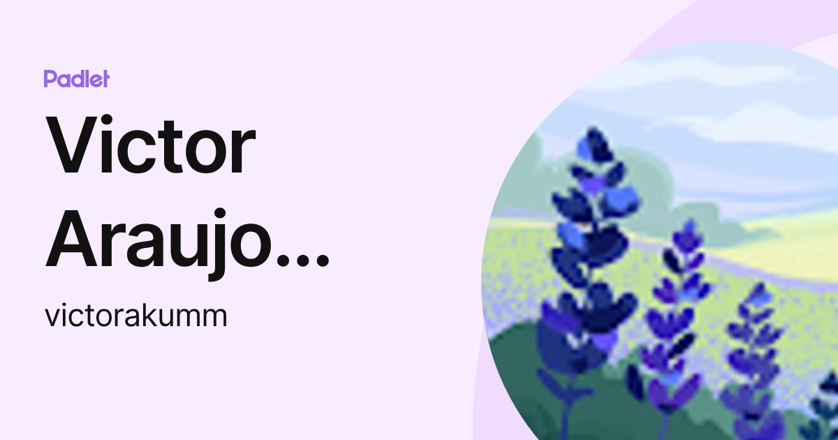 Victor Araujo Kumm (victorakumm) profile | Padlet