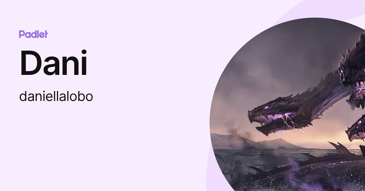 Daniella Lobo Rojas (daniellalobo) profile | Padlet