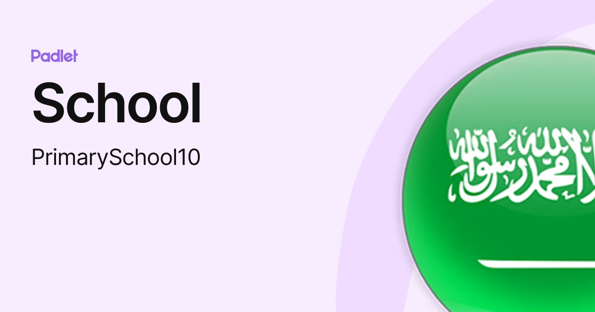 School Primaryschool10 Profile Padlet