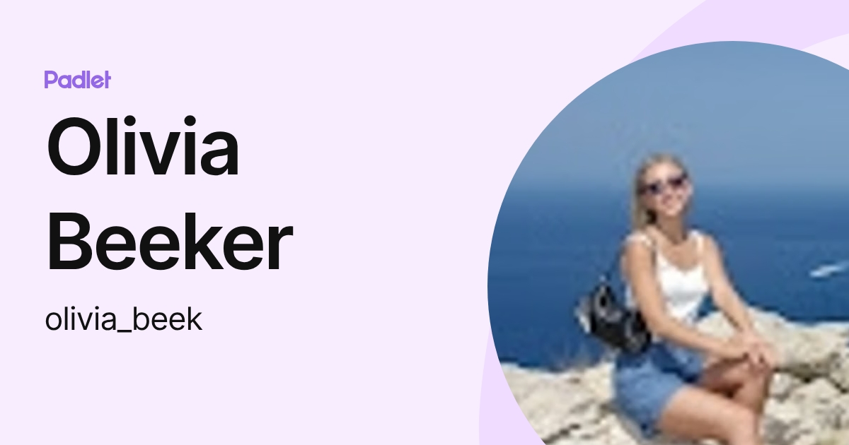 Olivia Beeker (olivia_beek) profile | Padlet