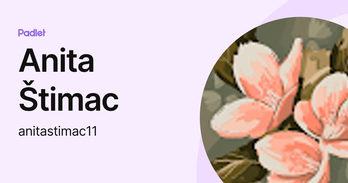 Anita Štimac (anitastimac11) profile | Padlet