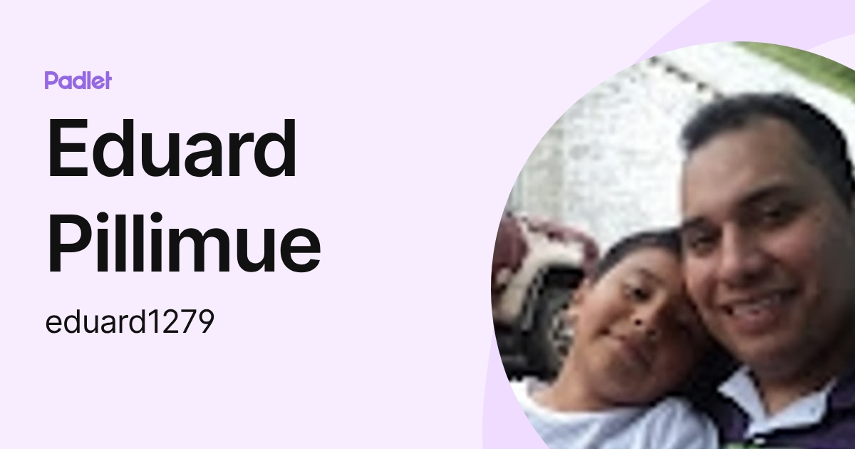 Eduard Pillimue (eduard1279) profile | Padlet