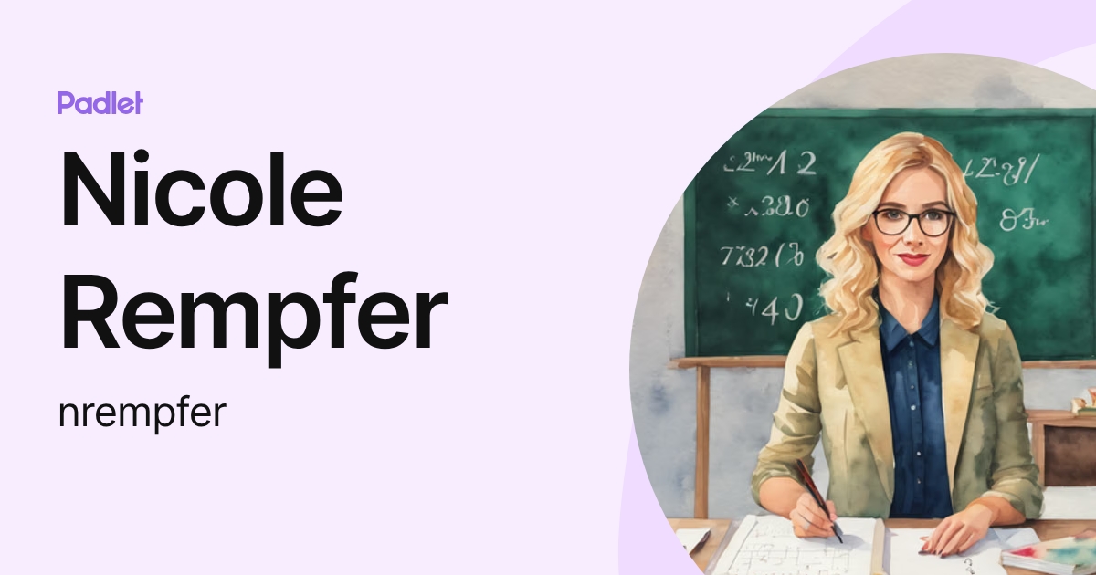 Nicole Rempfer (nrempfer) profile | Padlet