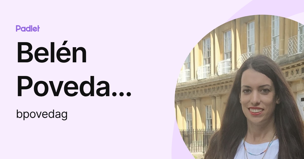 Belén Poveda García (bpovedag) profile | Padlet
