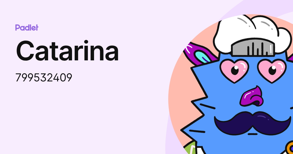 Catarina (799532409) profile | Padlet
