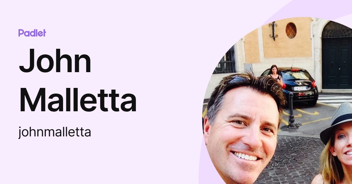 John Malletta (johnmalletta) profile | Padlet