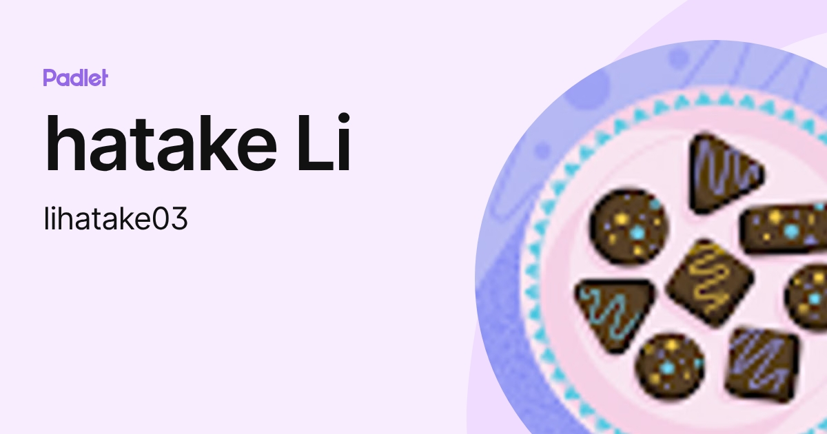 hatake Li (lihatake03) profile | Padlet