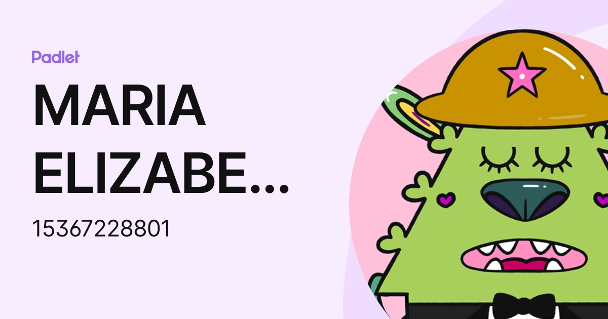 MARIA ELIZABETE BARBOSA SANTOS (15367228801) profile | Padlet