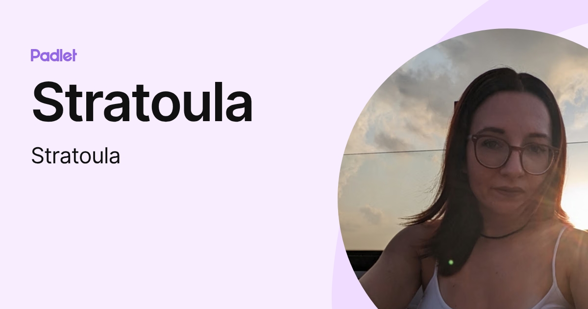 Strtula Stratoula (Stratoula) profile | Padlet