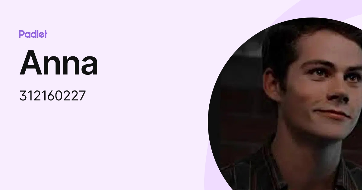 Anna (312160227) profile | Padlet