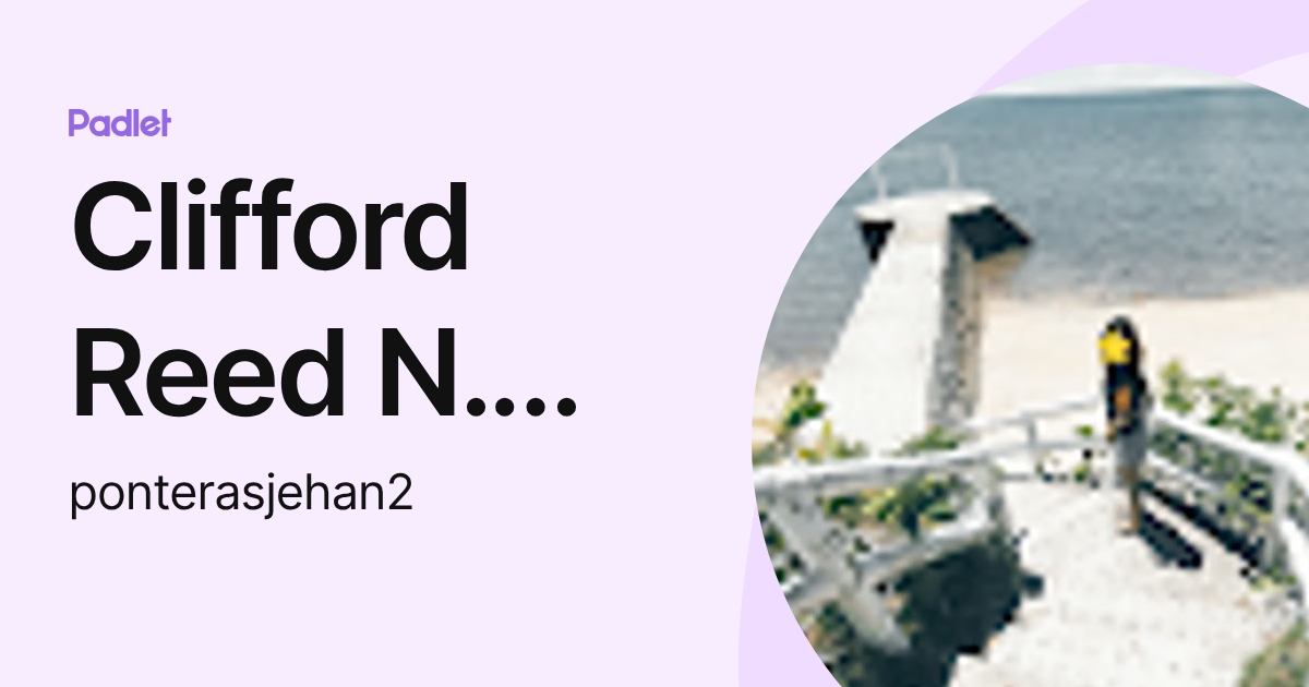 Clifford Reed N. Melgar (ponterasjehan2) profile | Padlet