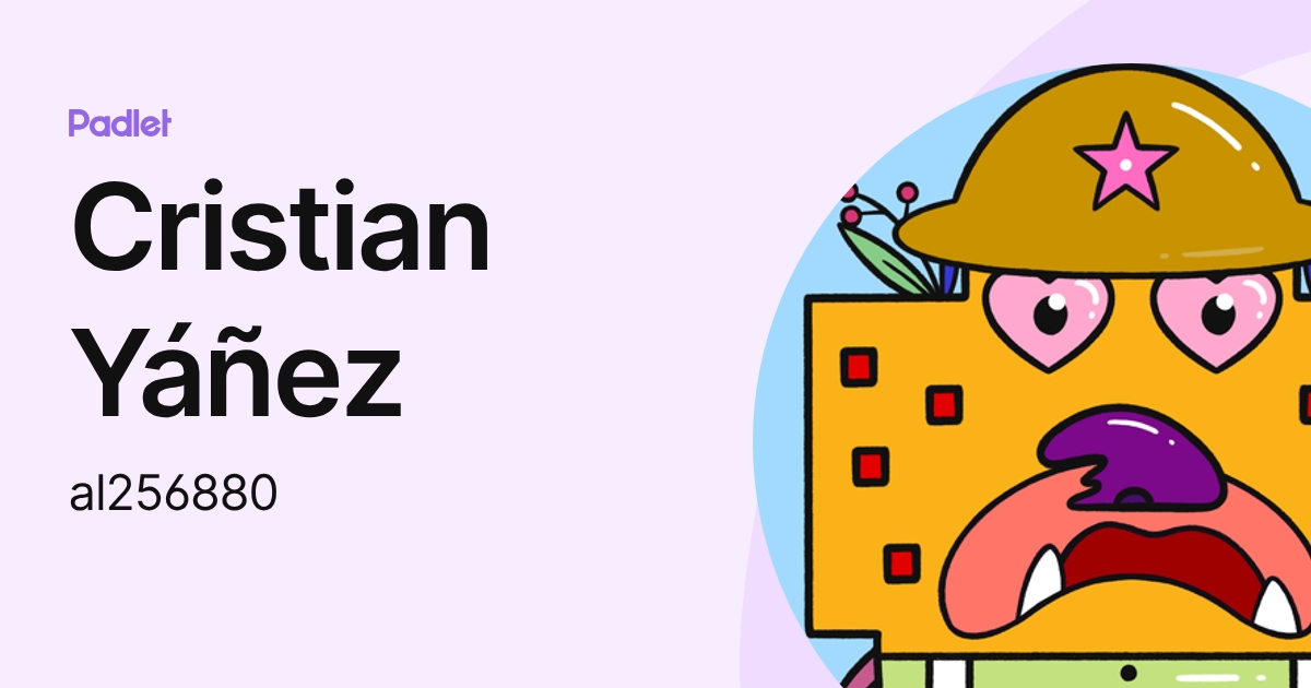 Cristian Yáñez (al256880) profile | Padlet