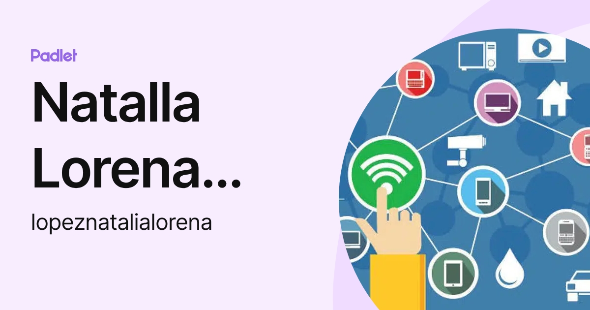 Natalla Lorena Lopez (lopeznatalialorena) profile | Padlet