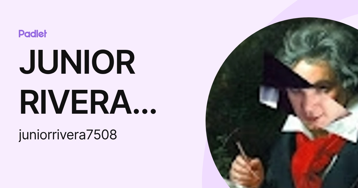 JUNIOR RIVERA MACIP (juniorrivera7508) profile | Padlet