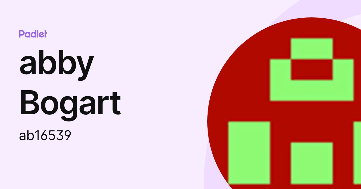 abby Bogart (ab16539) profile | Padlet