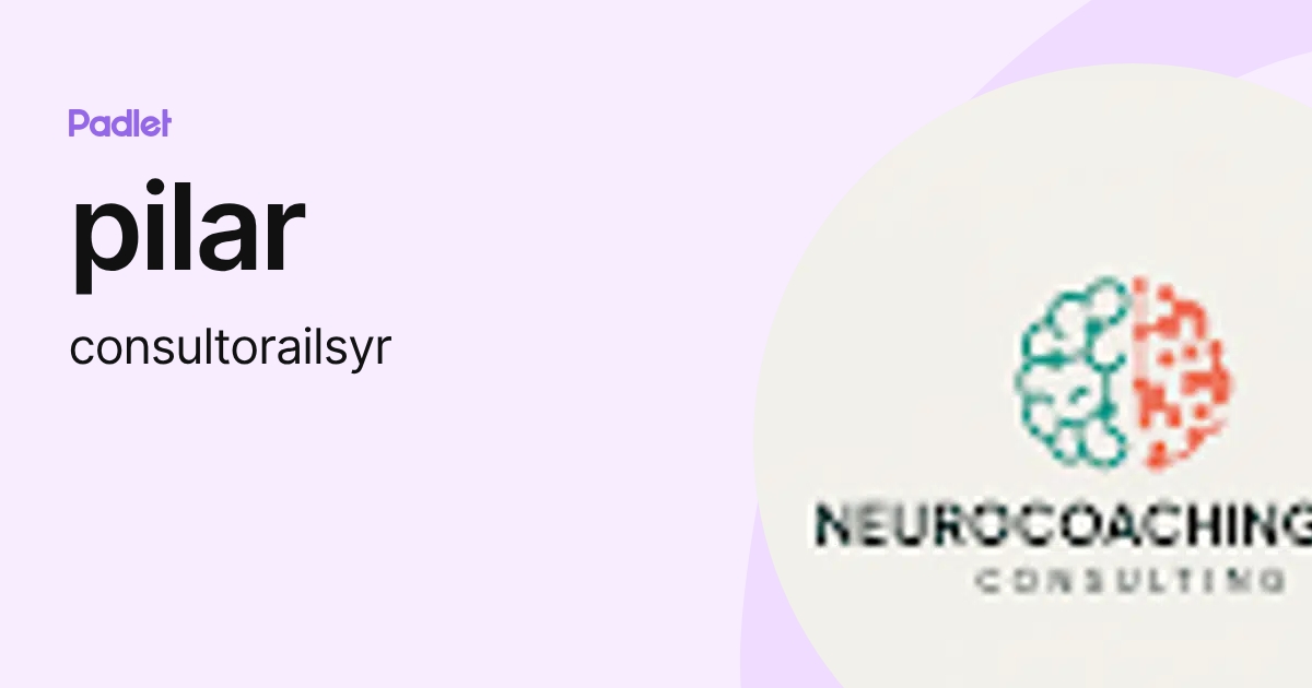 pilar (consultorailsyr) profile | Padlet