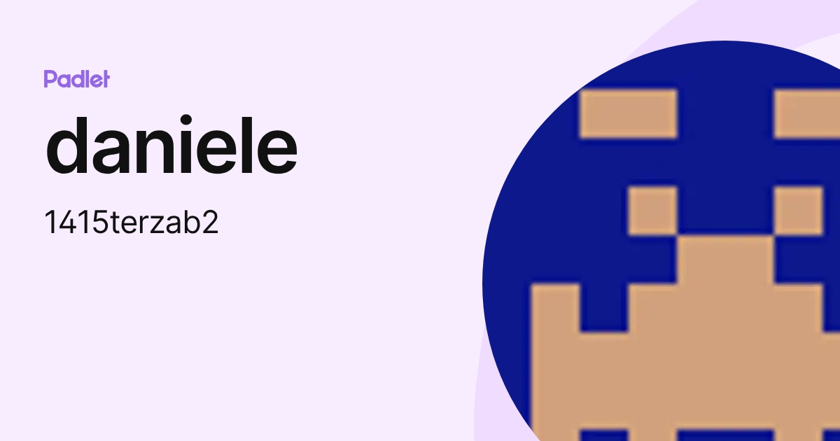daniele (1415terzab2) profile | Padlet