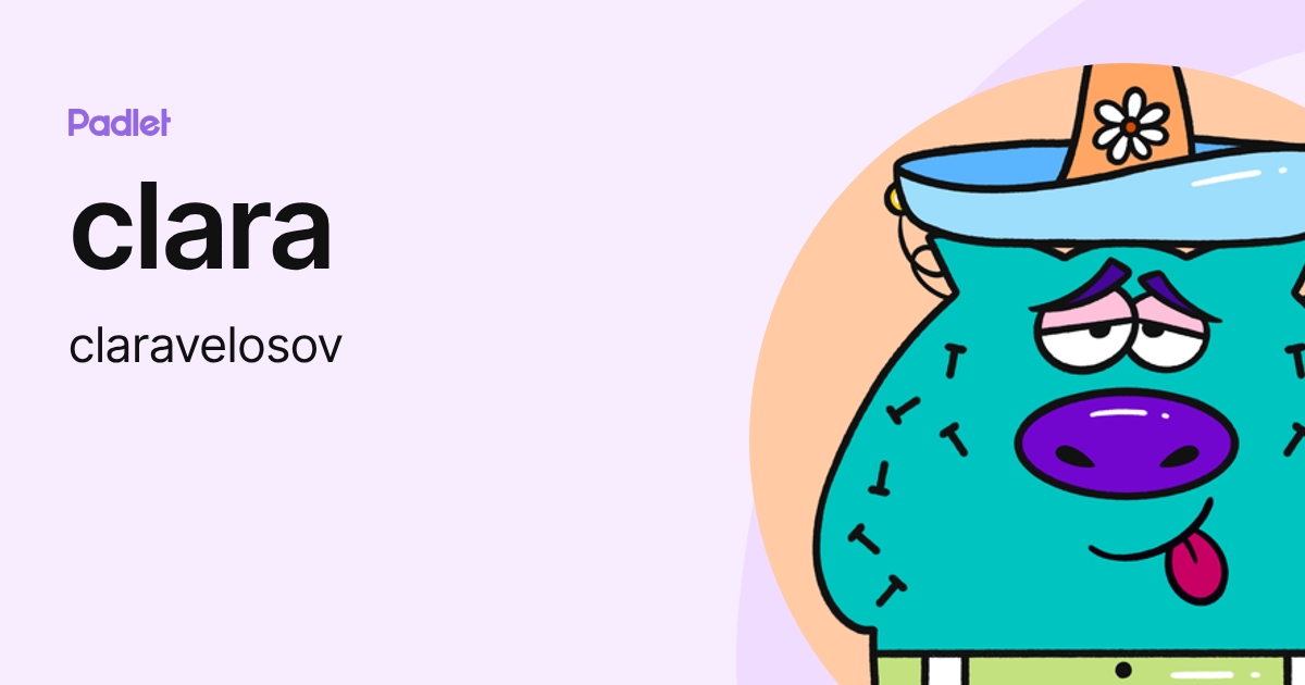 clara (claravelosov) profile | Padlet