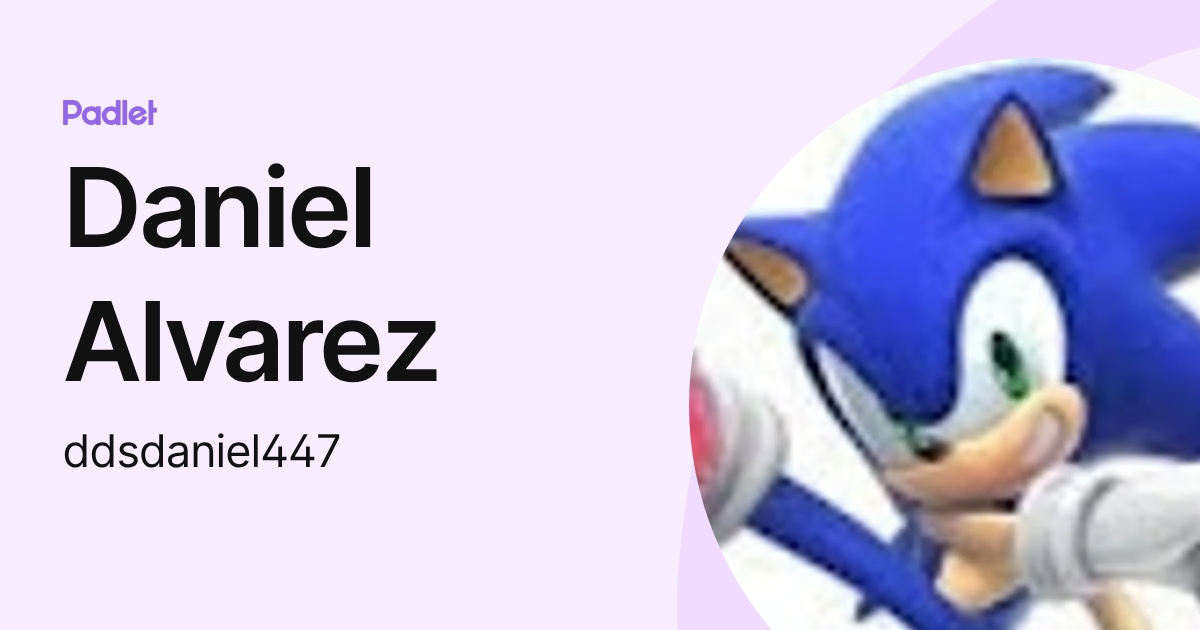 Daniel Alvarez (ddsdaniel447) profile | Padlet