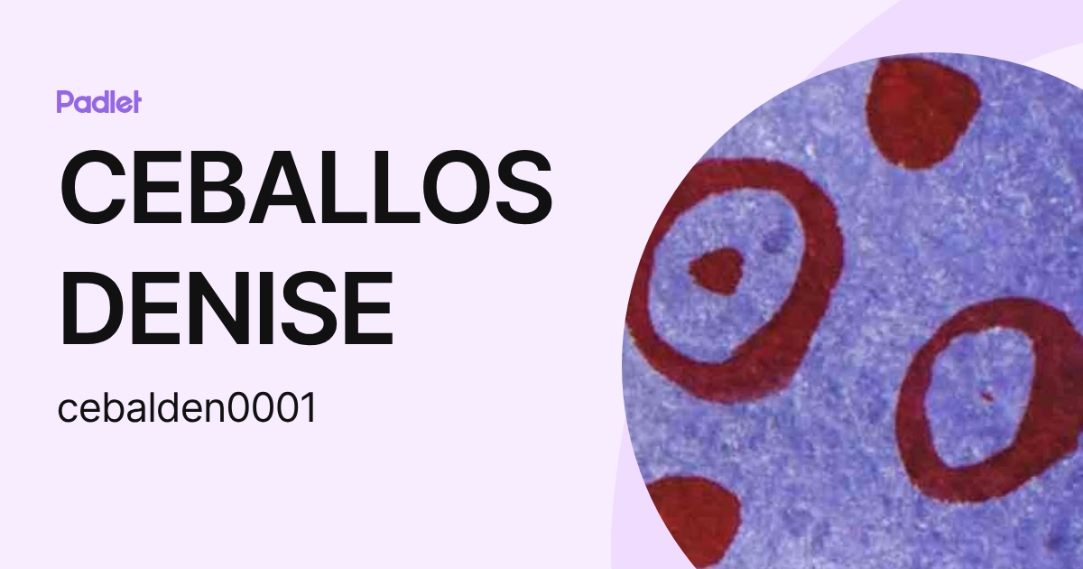 CEBALLOS DENISE (cebalden0001) profile | Padlet