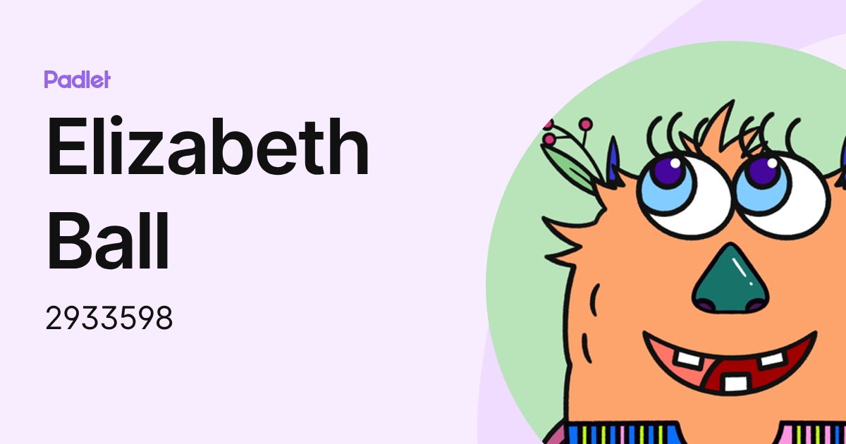 Elizabeth Ball (2933598) profile | Padlet