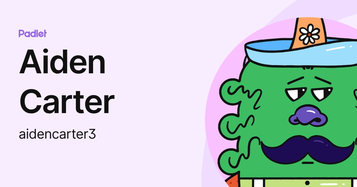 Aiden Carter (aidencarter3) profile | Padlet