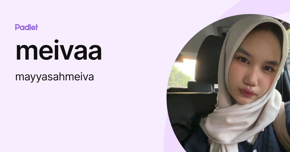 meivaa (mayyasahmeiva) profile | Padlet