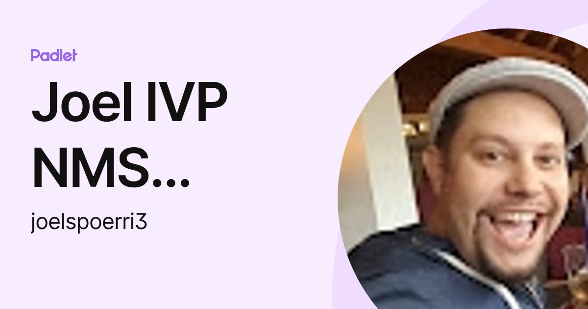 Joel IVP NMS Spörri (joelspoerri3) profile | Padlet