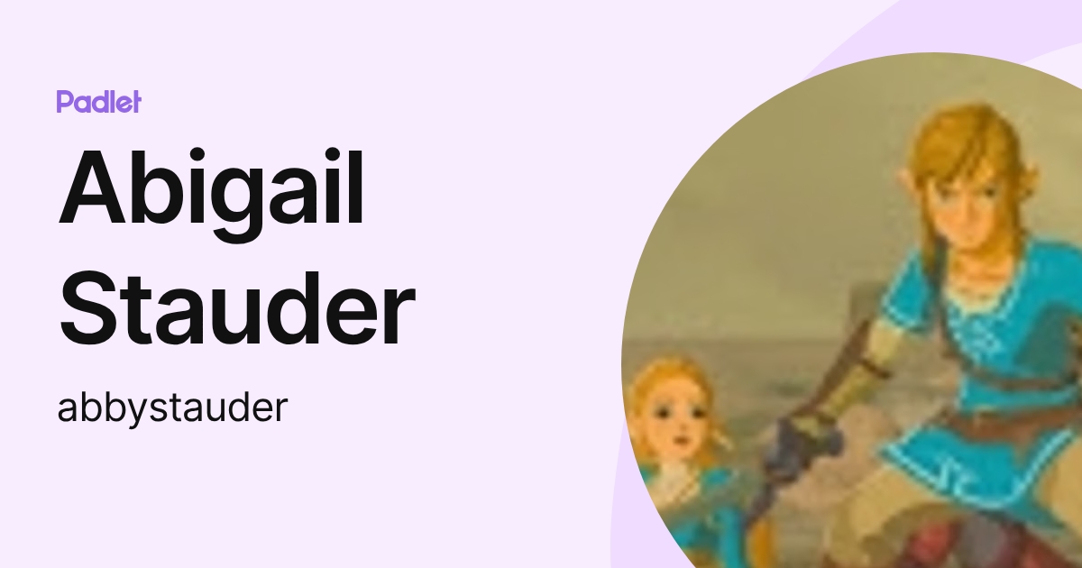 Abigail Stauder (abbystauder) profile | Padlet